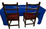 8' Ft Fitted Polyester Tablecloth Open Back Tablecover Trade Show Booth 24 Color"