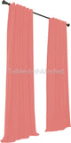 2 Polyester Panel Curtain 60 Wide X 108 Length Backdrop Background 24 Colors"