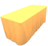 8' Ft. Fitted Table Cover Waterproof Table Cover Patio Shows Outdoor 10 Colors"