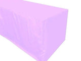 5' Ft. Fitted Polyester Table Cover Wedding Banquet Event Tablecloth 21 Colors"