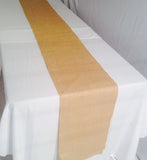 Burlap Table Runner 14" X 108" 100% Jute Burlap Table Decor Wedding Shows"