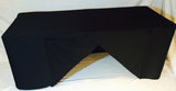 6' Ft Fitted Polyester Tablecloth Slit Back Tablecover Trade Show Booth 18 Color"