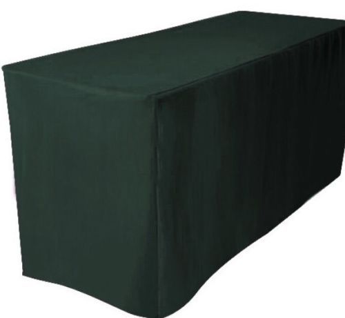 6' Ft. Fitted Table Cover Waterproof Table Cover Patio Shows Outdoor  10 Colors