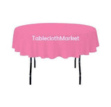 12 Pack 108" Inch Round Polyester Tablecloth 24 Color Table Cover Wedding Party"