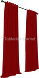 2 Polyester Panel Curtain 60 Wide X 108 Length Backdrop Background 24 Colors"