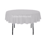 58" Inch Round Polyester Tablecloth 24 Color Table Cover Wedding Catering Dinner"