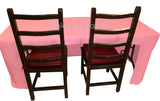 8' Ft Fitted Polyester Tablecloth Open Back Tablecover Trade Show Booth 24 Color"