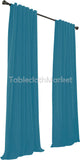 2 Polyester Panel Curtain 60 Wide X 108 Length Backdrop Background 24 Colors"