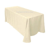 6 Pack 90"×156" Tablecloths 100% Polyester 25 Colors Wholesale Wedding Catering"