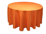 120 Inch Round Polyester Tablecloth 24 Color Table Cover Wedding Catering Party"