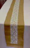 Shabby Rustic Burlap and Lace TABLE RUNNERS 14" x 72" inch Runners Wedding Party"