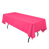 60"×102" Seamless 100% Polyester Rectangular Tablecloth 25 Colors Wholesale"
