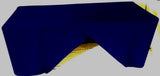 4' Ft Fitted Polyester Tablecloth Slit Back Tablecover Trade Show Booth 18 Color"