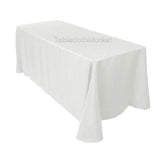 10 Pack 90"×132" Tablecloths 100% Polyester 25 Colors Wholesale Wedding Catering"