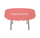58" Inch Round Polyester Tablecloth 24 Color Table Cover Wedding Catering Dinner"