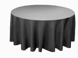 5 Pack 120" Inch Round Polyester Tablecloth 24 Color Table Cover Wedding Banquet"