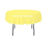 24 Pack 90" Inch Round Polyester Tablecloth 24 Color Table Cover Wedding Event"