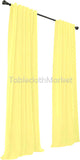 2 Polyester Panel Curtain 60 Wide X 108 Length Backdrop Background 24 Colors"