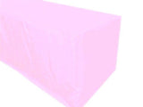 8' Ft. Fitted Polyester Tablecloth Trade Show Booth Party Table Cover Light Pink"