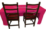 8' Ft Fitted Polyester Tablecloth Open Back Tablecover Trade Show Booth 24 Color"