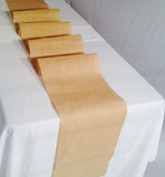 10 Pack Burlap Table Runner 14" X 108 " 100% Jute Burlap Table Decor Wedding"