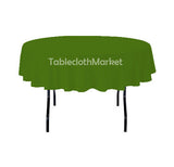 58" Inch Round Polyester Tablecloth 24 Color Table Cover Wedding Catering Dinner"