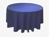 12 Pack 120" Inch Round Polyester Tablecloth 24 Color Table Cover Wedding Party"
