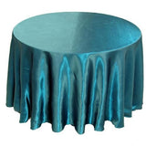 10 Pack 120" Inch Round Satin Tablecloth 21 Colors Table Cover Wedding Banquet"