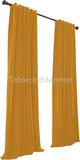 2 Polyester Panel Curtain 60 Wide X 108 Length Backdrop Background 24 Colors"