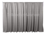 12 X 5 Ft Backdrop Background For Pipe And Drape Displays Polyester 24 Colors"