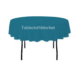58" Inch Round Polyester Tablecloth 24 Color Table Cover Wedding Catering Dinner"