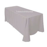 10 Pack 90"×132" Tablecloths 100% Polyester 25 Colors Wholesale Wedding Catering"