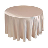 10 Pack 120" Inch Round Satin Tablecloth 21 Colors Table Cover Wedding Banquet"