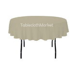 58" Inch Round Polyester Tablecloth 24 Color Table Cover Wedding Catering Dinner"