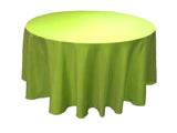 5 Pack 132" Inch Round Polyester Tablecloth 24 Color Table Cover Wedding Banquet"