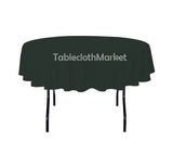 58" Inch Round Polyester Tablecloth 24 Color Table Cover Wedding Catering Dinner"