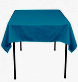 35 pack 54" x 54" Square Overlay Tablecloth 100% polyester Wholesale Wedding"