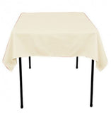 50 pack 54" x 54" Square Overlay Tablecloth 100% polyester Wholesale Wedding"