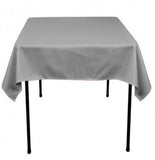 35 pack 54" x 54" Square Overlay Tablecloth 100% polyester Wholesale Wedding"