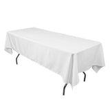 60"×126" Seamless 100% Polyester Tablecloths 25 Color Wholesale Catering Wedding