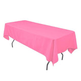 10 Pack 60"×102" Seamless 100% Polyester Rectangular Tablecloth 25 Colors Dine