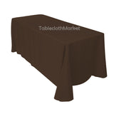 90"×132" Tablecloths 100% Polyester 25 Colors Wholesale Wedding Catering Seamed