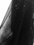 60 Inch Wide Glitter Mesh Sequins Tulle Fabric By Yard Craft Decoration Wedding"