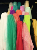 60 Inch Wide Glitter Mesh Sequins Tulle Fabric By Yard Craft Decoration Wedding"