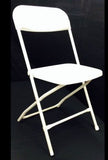 Chair Covers PLEATED For Wedding Party Decorations ALL EVENTS Folding Poly Chair"