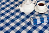 Checkered Fabric 60" Wide Gingham Buffalo Check Tablecloth Fabric By Yard Decor"