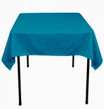 50 pack 60"x 60" Square Overlay Tablecloth 100% polyester Wholesale Wedding"