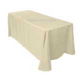 10 pack 90"—156" Tablecloths 100% Polyester 25 COLORS Wholesale Wedding Catering"