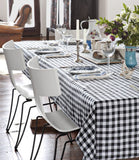 Checkered Tablecloths 60"×132" Rectangular Gingham 100% polyester 4 COLORS