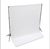 5 X 9 Ft White Backdrop Background Photography 100% Polyester Photo Props"